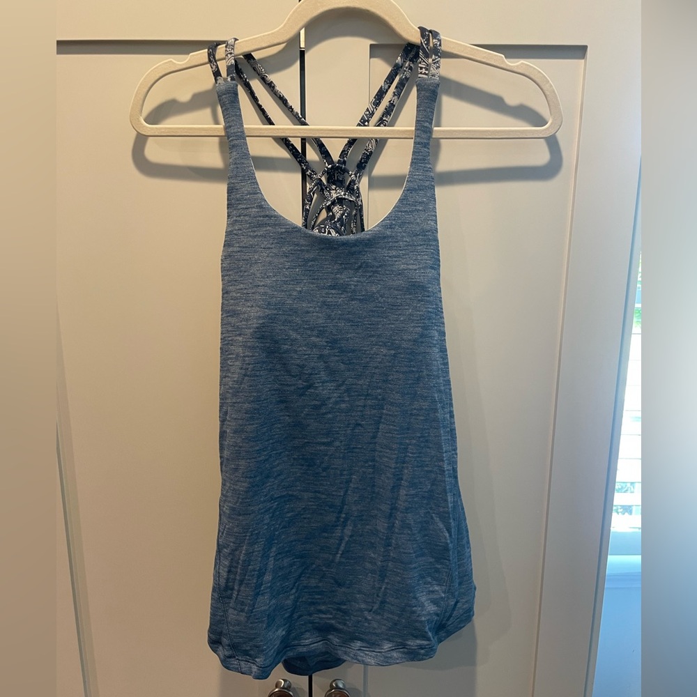 Lululemon Free To Be Wild Tank Top Blue Size 4